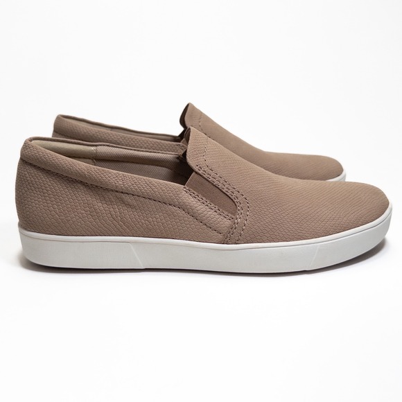 Naturalizer Marianne Women 10W Taupe Snake Embossed Slip On Sneakers - Picture 7 of 14